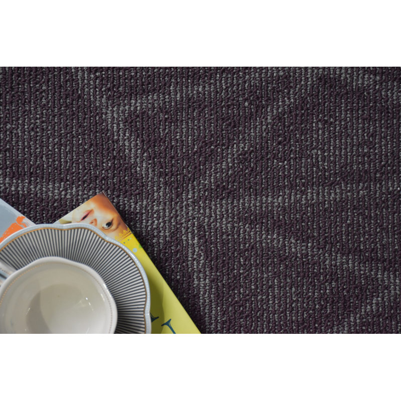 Tapis mauve raffiné intérieur / extérieur Furnish My Place, Hexagone 3 pi