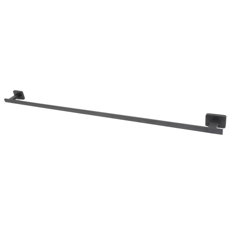 Chicago Series Black Metal 4-Piece Bathroom Hardware Set