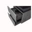 Meuble-lavabo flottant 24 po avec lavabo mural Ceionna, meuble-lavabo mural moderne avec comptoir en quartz noir et tiroirs à fermeture en douceur, gris