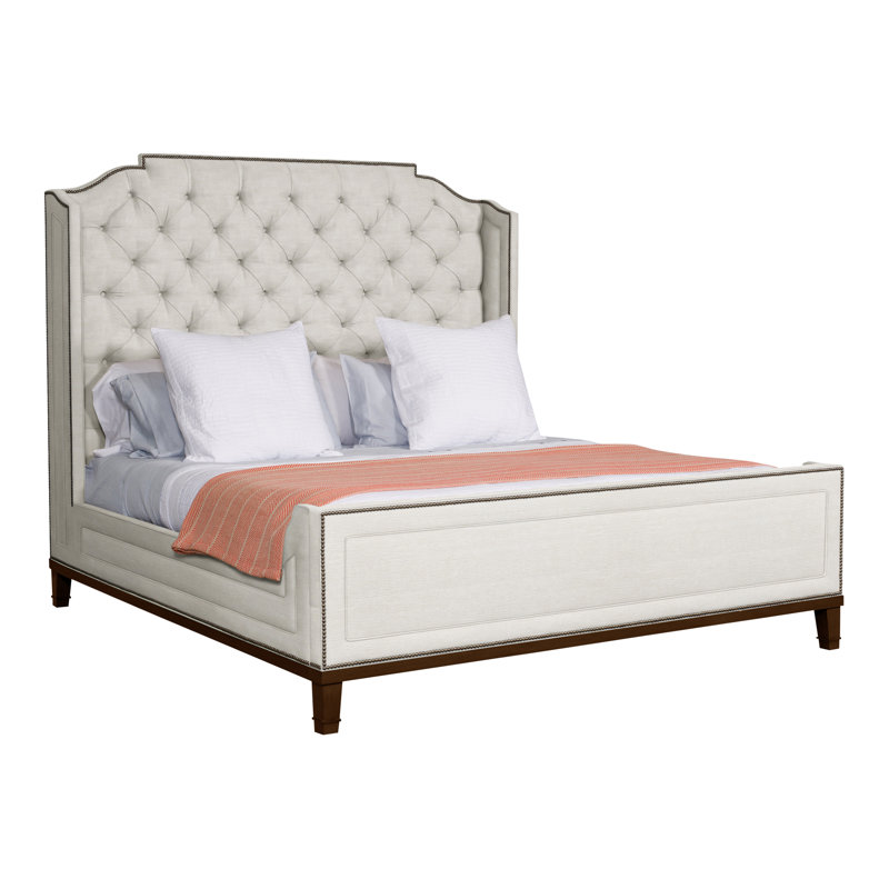 Michael Weiss Queen Glenwood Bed, Hampton, Nadia Parchment, Yes