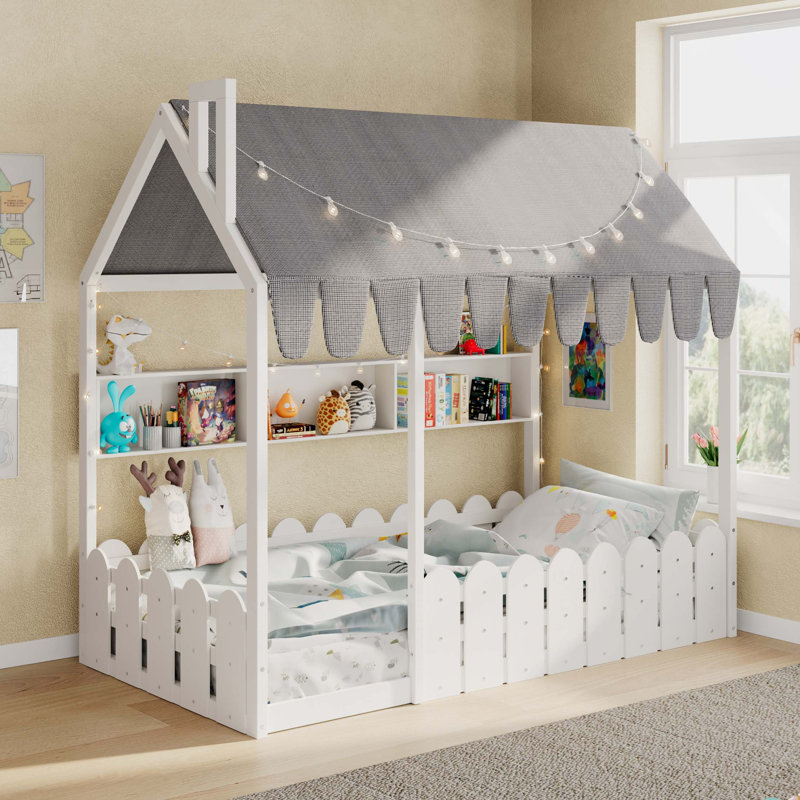 Lit pour enfant Montessori, Blanc