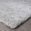 Tapis uni gris clair en polypropylène tissé à la machine-86184012