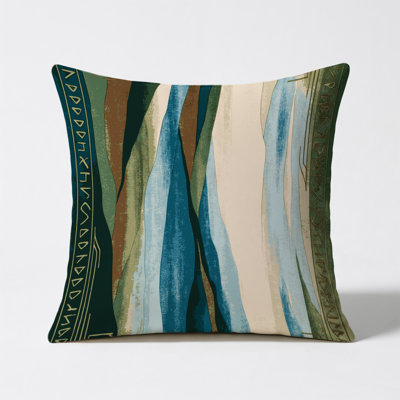 Tranquil Maze Indoor And Outdoor Throw Pillow