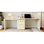 Bureau en forme de L avec 3 tiroirs, bureau rotatif à 360 °, bureau, bureau d'angle pour bureau à domicile