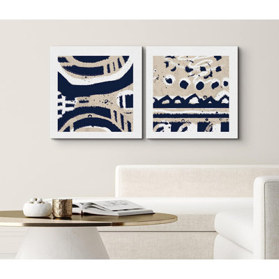 Sur toile, reproduction de 2 pièces