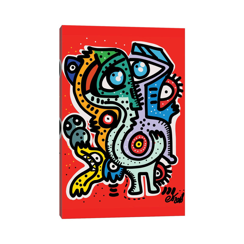 Red Monsters Of December by Emmanuel Signorino - Wrapped Canvas Gallery-Wrapped Canvas Giclée