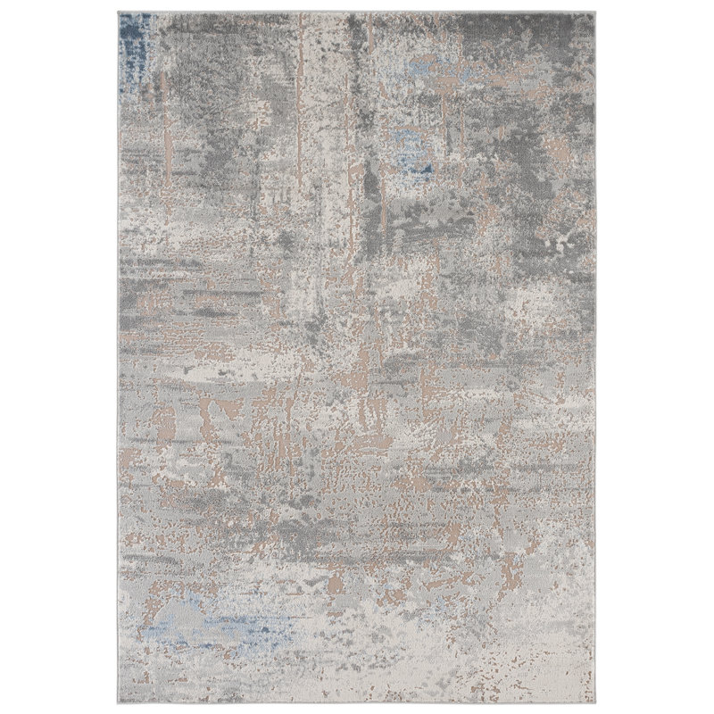 Tapis à motif abstrait 364 Palma, 9'-0" X 12'-0" Rectangle