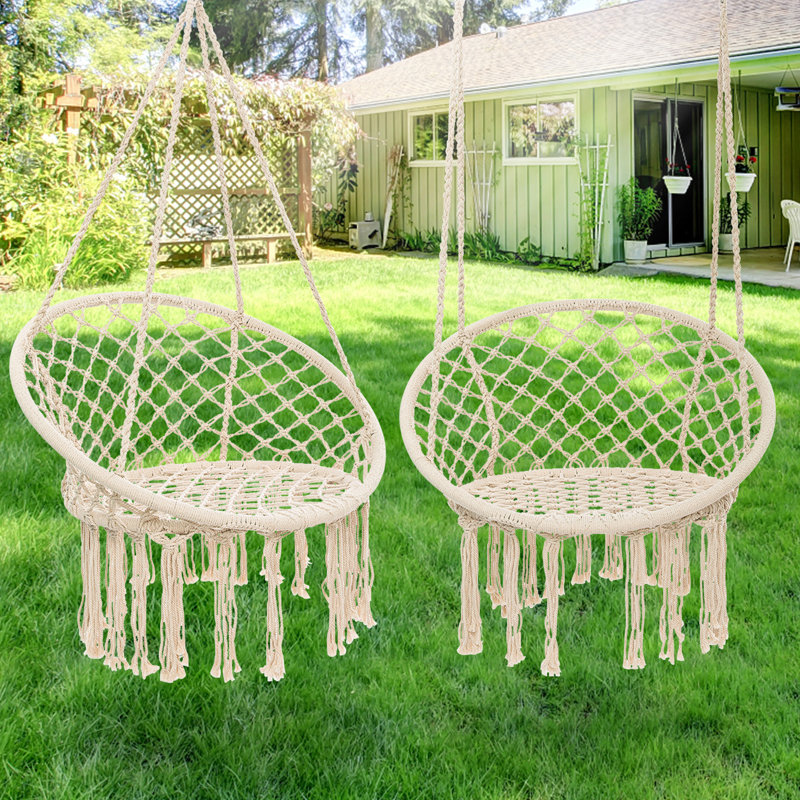 Alejandro 1 Person Chair Hammock, White