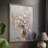 FLORAL Series CCCXLV Framed Print - Solid Wood