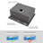 25"L x 22"W Drop In Kitchen Sink Workstation Stainless Steel Kitchen Bar Sink with Two Faucet Hole