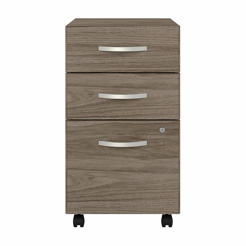 Studio C 16'' Wide 3 -Drawer File Cabinet, Modern Hickory