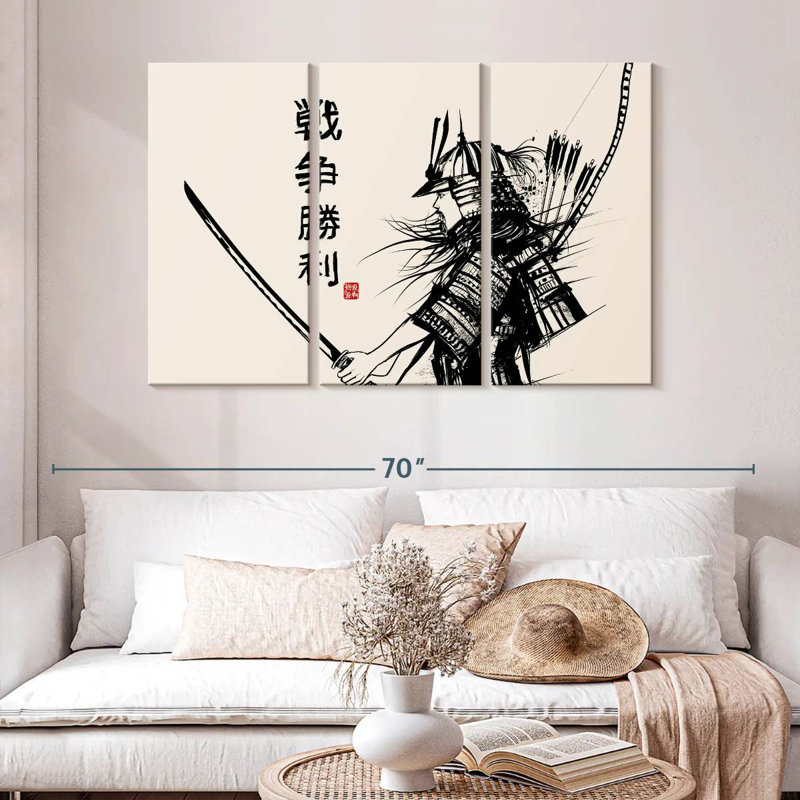 Leisha Samurai Devotion, H 32 po x l 50 po