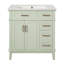 Modern Storage Cabinet with Soft-Close Doors, Deep Drawer & Standard Drawer-464302264