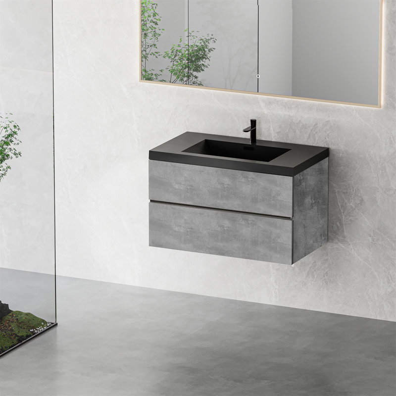 Meuble-lavabo flottant 36 po avec lavabo 36 po, 36"