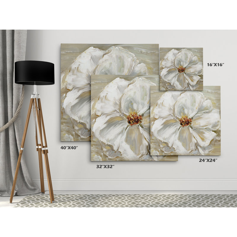 «Bloomin 'Beauty II», reproduction de peinture à l'huile, H 24 po x l 24 po x P 1,5 po, Toile tendue