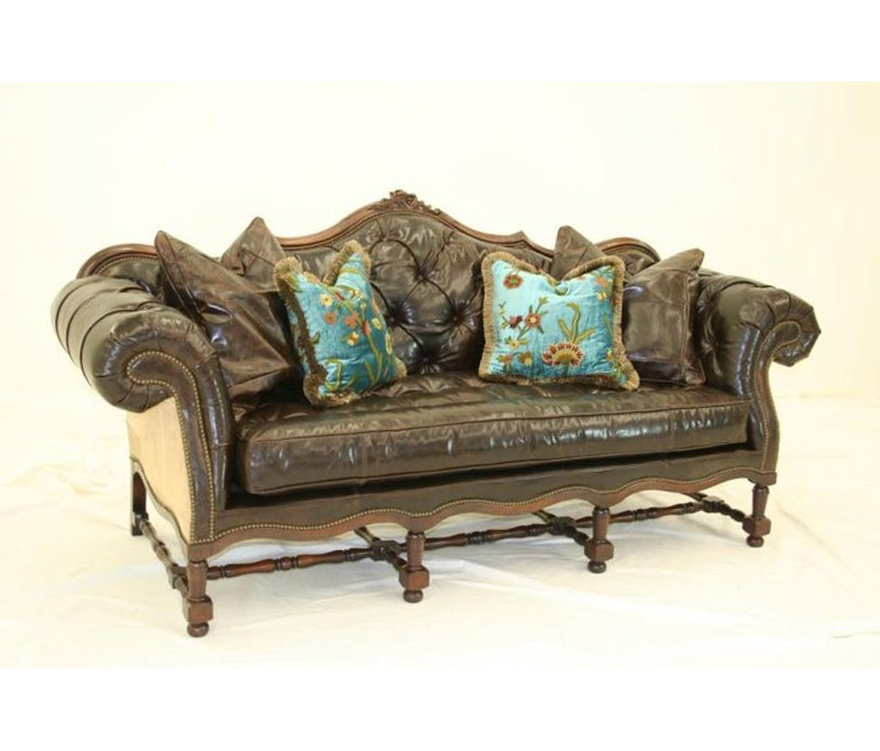 Sofa, Alistair Black, Brushy Bayou, Natural
