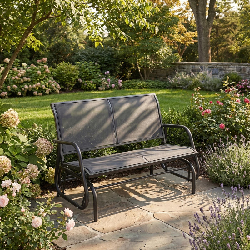 Chaise berçante d'extérieur avec 2 sièges
