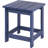 Adirondack Square Outdoor Side Table  Pool Composite Patio Table HDPE End Tables For Backyard Pool  Indoor Companion Easy Maintenance & Weather Resistant-1035592161