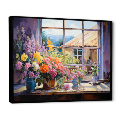 «Mauve Floral Ranch», art mural