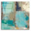  'Teal And Aqua Reflections 2' by Silvia Vassileva Acrylic Glass Wall Art, 36" x 36"-2025252434