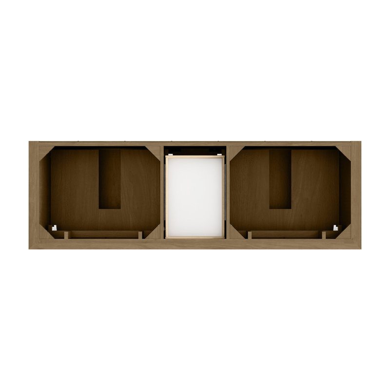 Brookfield 72'' W Double Vanity, Pecan, Tajnar Eclos