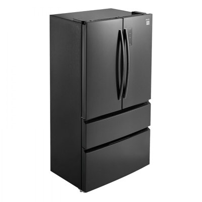 French Door Refrigerator 189 Cu Ft Kitchen Fridge Counter Depth French Refrigerator with LED Display and 4 Casters FrostFree Bottom Freezer Ref French Door Refrigerator 189 Cu Ft Kitchen Fridge Counter Depth French Refrigerator with LED Display and 4 Casters FrostFree Bottom Freezer Ref