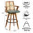Modern Swivel Upholstered Cane Back Counter & Bar Stools-1470362625-1470362687-1470362624