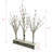 Battery Operated W/Timer Illuminated Pip Berry Tree Centerpiece Lighted Three Trees Tabletop LED Lights