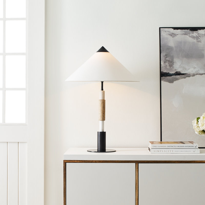 Kelly Wearstler Mira Medium Stacked Table Lamp, Bronze