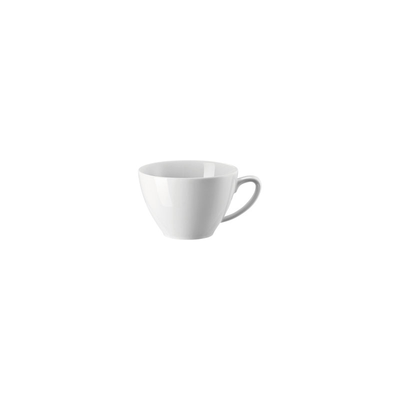 Mesh Porcelain Teacup, White