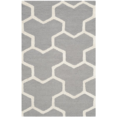 Cambridge Hand Tufted Wool Geometric Rug