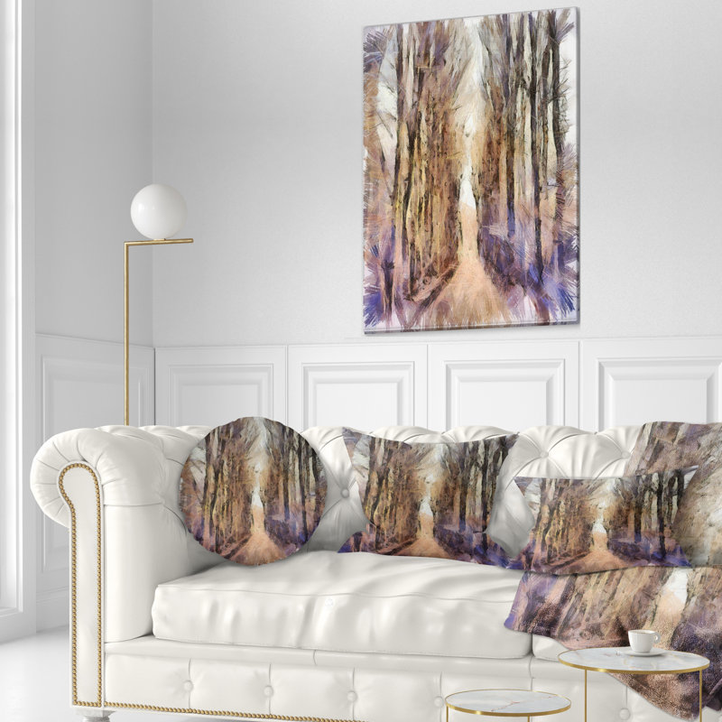 Coussin lombaire aquarelle Schafer