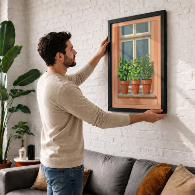 Windowsill Garden Botanical - Framed Print
