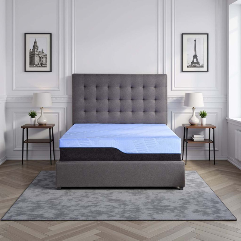 12 Inch Hybrid Cooling Gelcare Memory Foam And Coil Adult Mattress, Queen