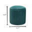 39.9 cm W Velvet Round Footstool-1941522861