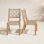 Seras Wood Premium All-Weather Wicker Outdoor Dining Side Chair