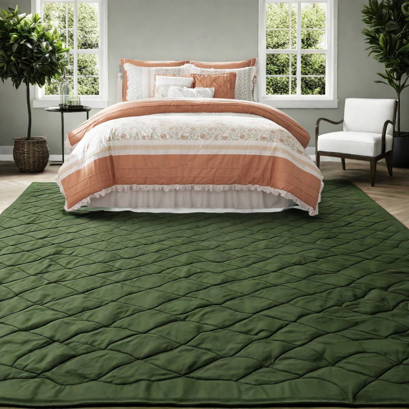 Ensemble de literie élégant en percale de coton 9 pièces pour les chambres de style campagnard