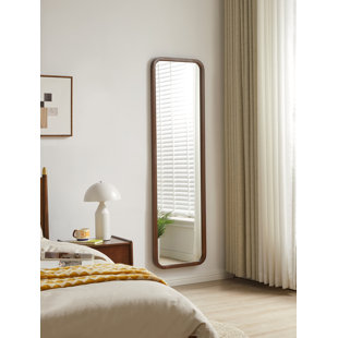 Arched Full Length Mirror With Stand, Wall-Mounted Or Leaning Design