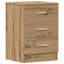 38cm W Manufactured Wood Bedside Table-1921159966-1914872385