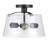 Fairendale Convertible Pendant/Semi-Flush with Clear Glass