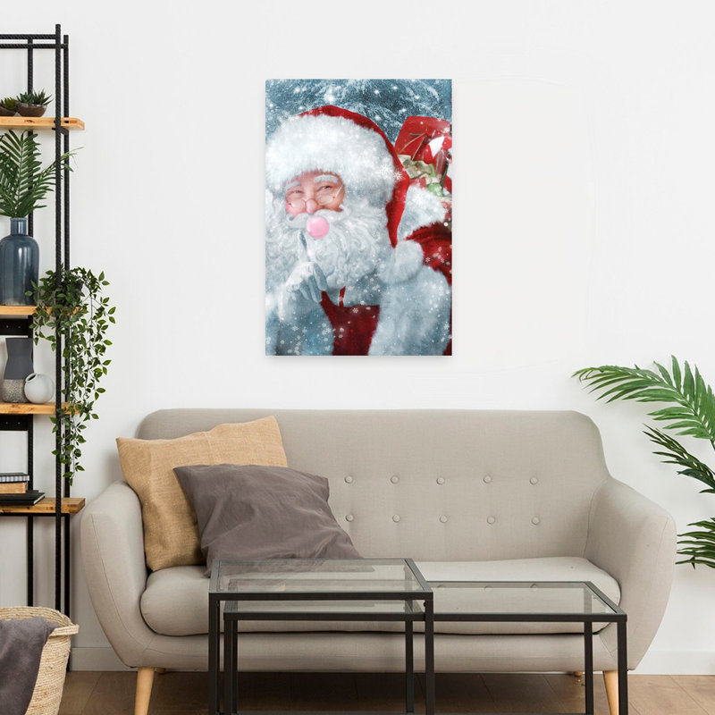 Art du paysage hivernal abstrait et fantaisiste, H 24 po x l 16 po