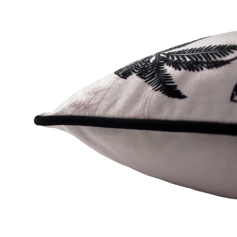 Tropica Cheetah Floral Square Scatter Cushion, Polyester/Polyfill, Blush