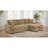 Logan Camel Sleeper Sectional Sofa
