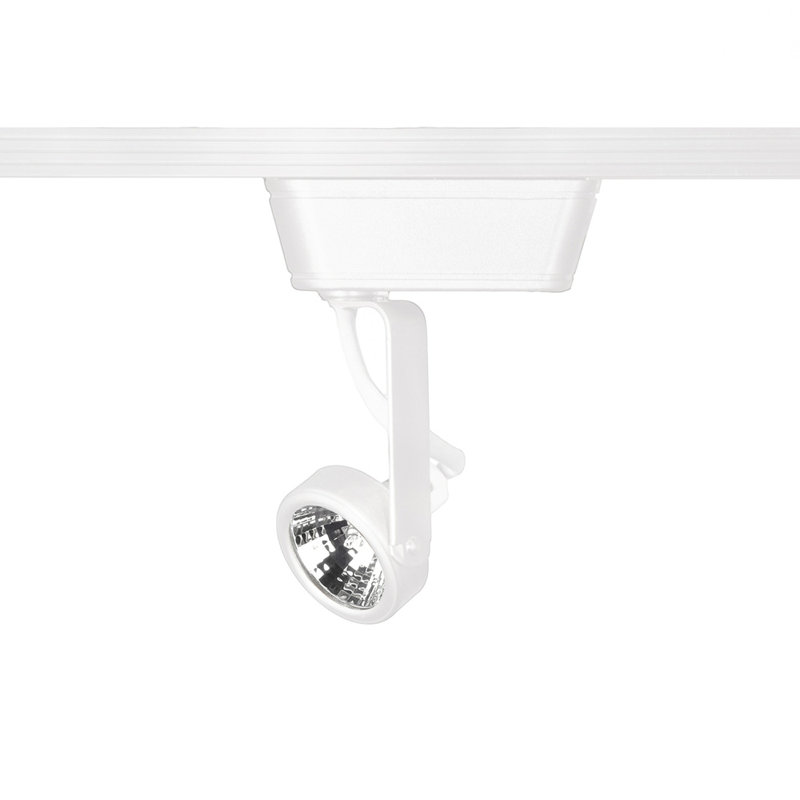 Gimbal Track Head, Halo Series, 50W MR16 Halogen Bulb, White