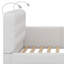 Lit plateforme tapissier avec lampes de lecture-330078131