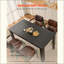 Table de salle à manger rectangulaire de 60 pouces, table de cuisine en panneau de fibres à densité moyenne épaissie avec capacité de charge de 330 lb, table de loisirs polyvalente pour la maison, les jeux et le bureau