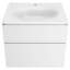 Lavabo de salle de bain rectangulaire encastré en porcelaine vitrifiée avec trop-plein studio S-52317969