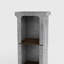 75.39'' H x 19.69'' W Cement Standard Bookcase