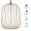 1 Person Chair Hammock with Cushions-1245342356