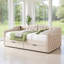 Élégant lit de jour rembourré avec tiroirs de rangement - Lit de jour simple en bois, sans sommier, beige-1048894875
